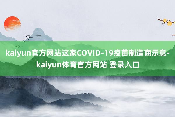 kaiyun官方网站这家COVID-19疫苗制造商示意-kaiyun体育官方网站 登录入口