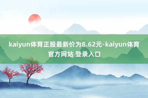 kaiyun体育正股最新价为8.62元-kaiyun体育官方网站 登录入口